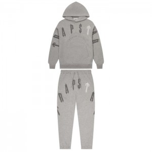 Trapstar Irongate Arch It's A Secret Hooded Gel Tracksuit Black